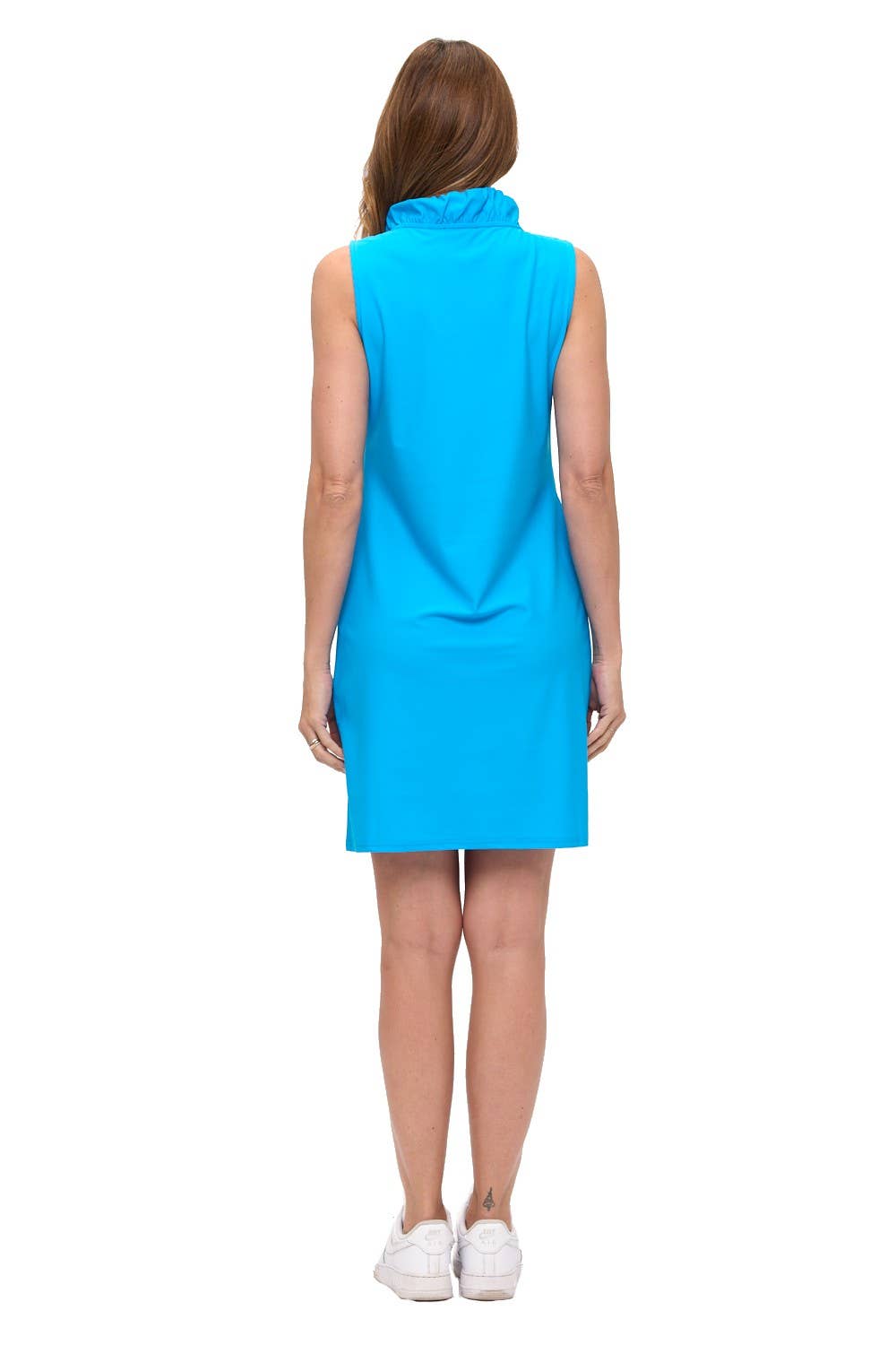 ARYEH - Avery Sleeveless Ruffle Neck Dress