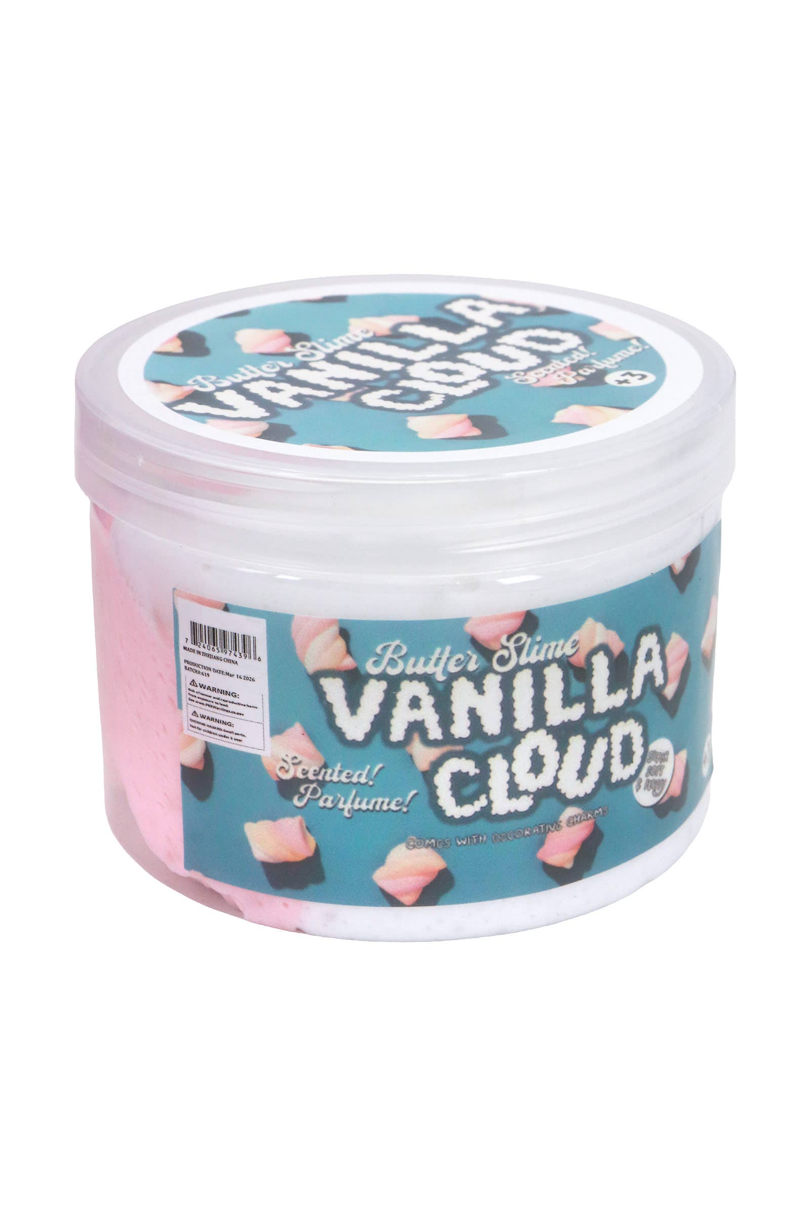 Cap Zone - Sweet Desserts Butter Slime Jar - 12 Pcs