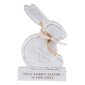 Glory Haus - Silly Rabbit Easter is For Jesus Bunny - Easter Decor
