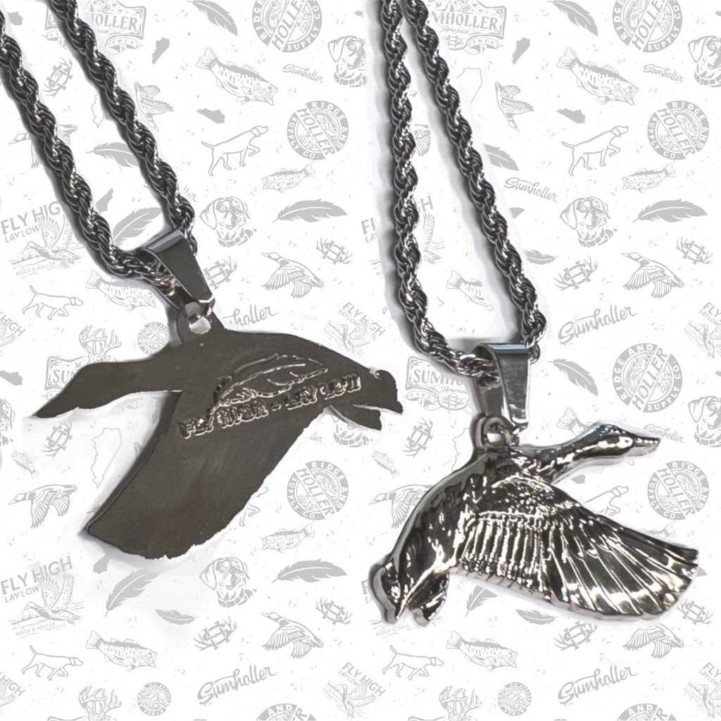 Ridge&Holler - Mallard- Stainless Steel Necklace and Pendant