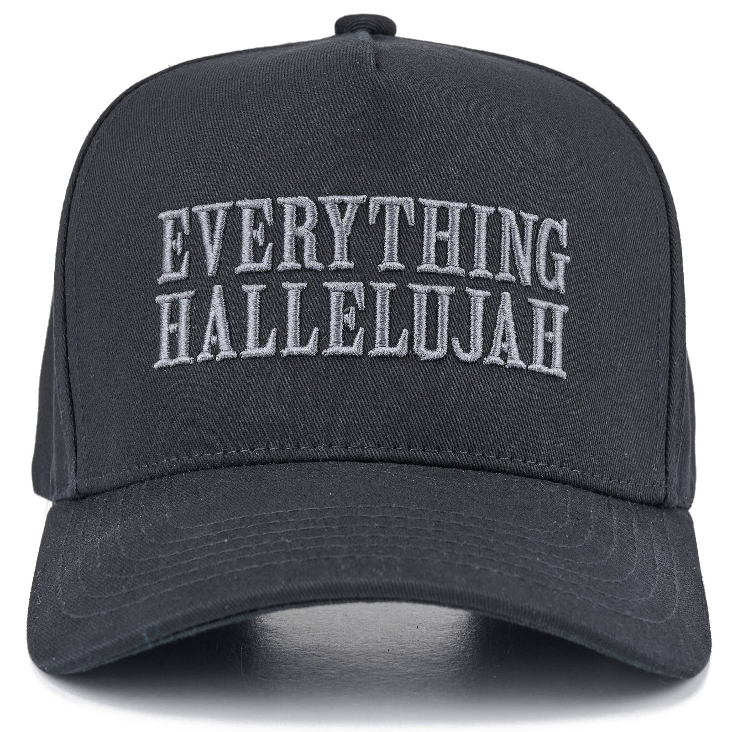 Hana - C.C EVERYTHING HALLELUJAH Letter Two Tone Trucker Cap
