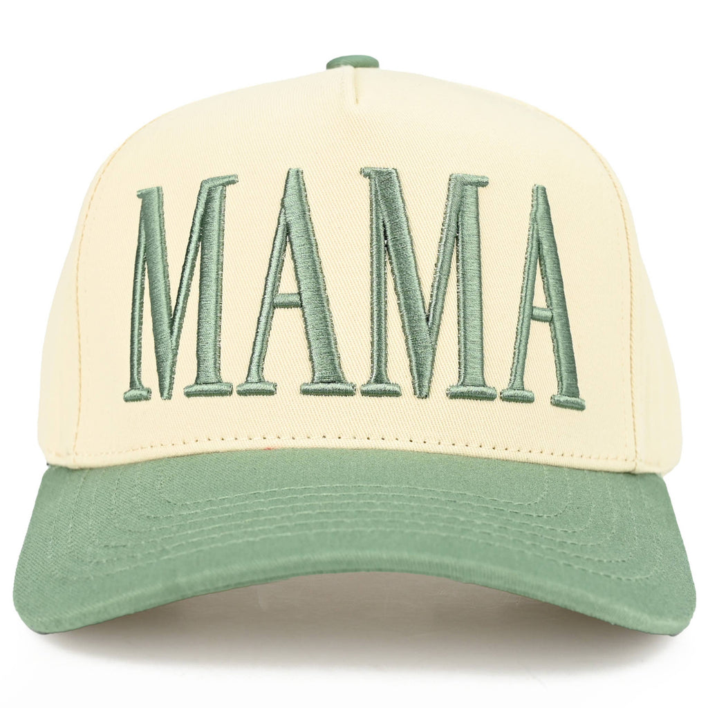 MAMA Letter embroidered Snapback Trucker Hat