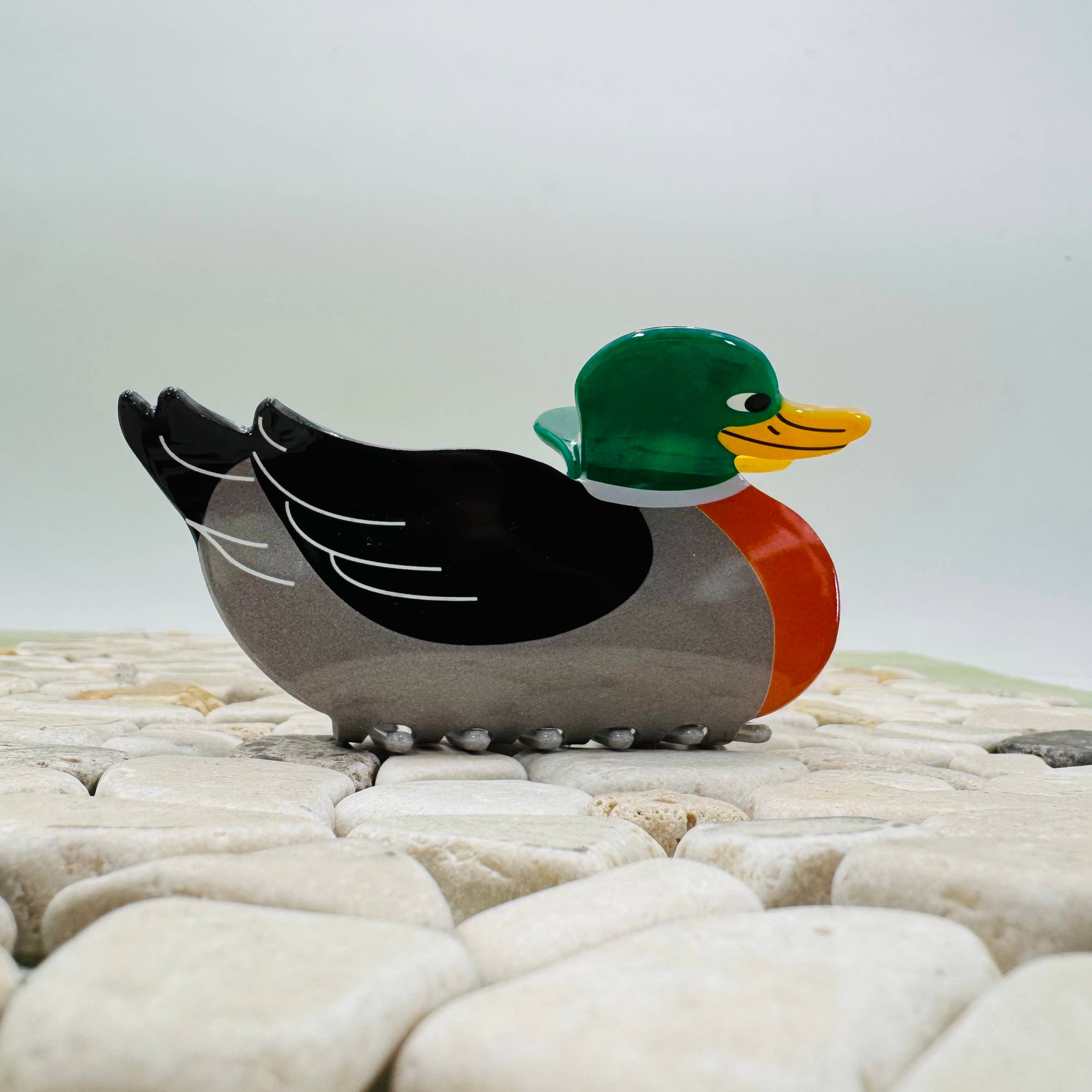 JOSSLYN by wall to wall - JUMBO MALLARD DUCK HAIR CLAW CLIPS | 40H1028