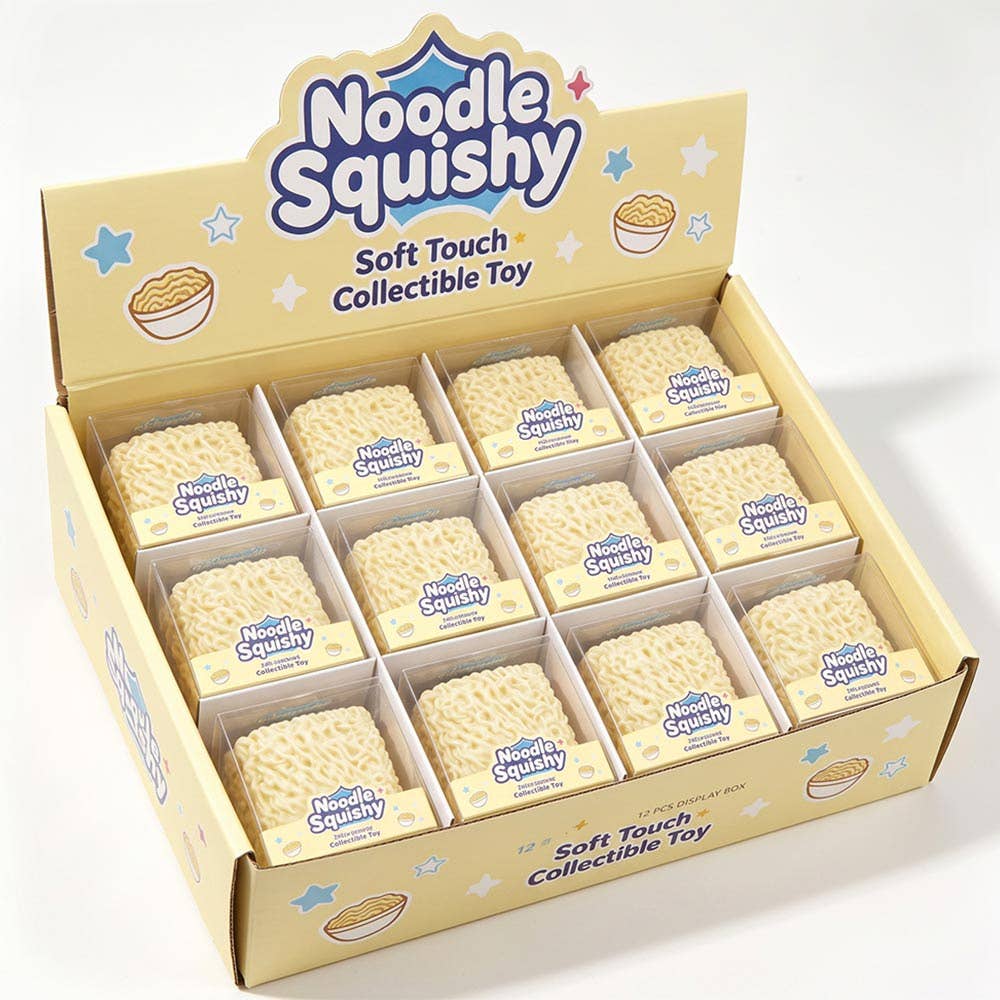 Sensibling Corp. - 12PCS - ASMR Crunchy Noodle Squeeze Squishy Stress Relief Toy