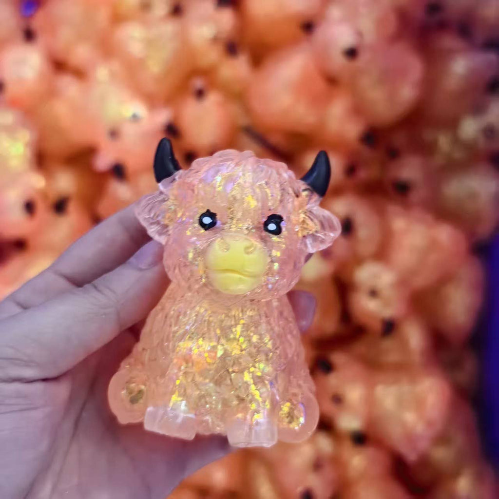 Sparkling Extras - Highland Cow Squishy Squeeze Toy Fidget Toy
