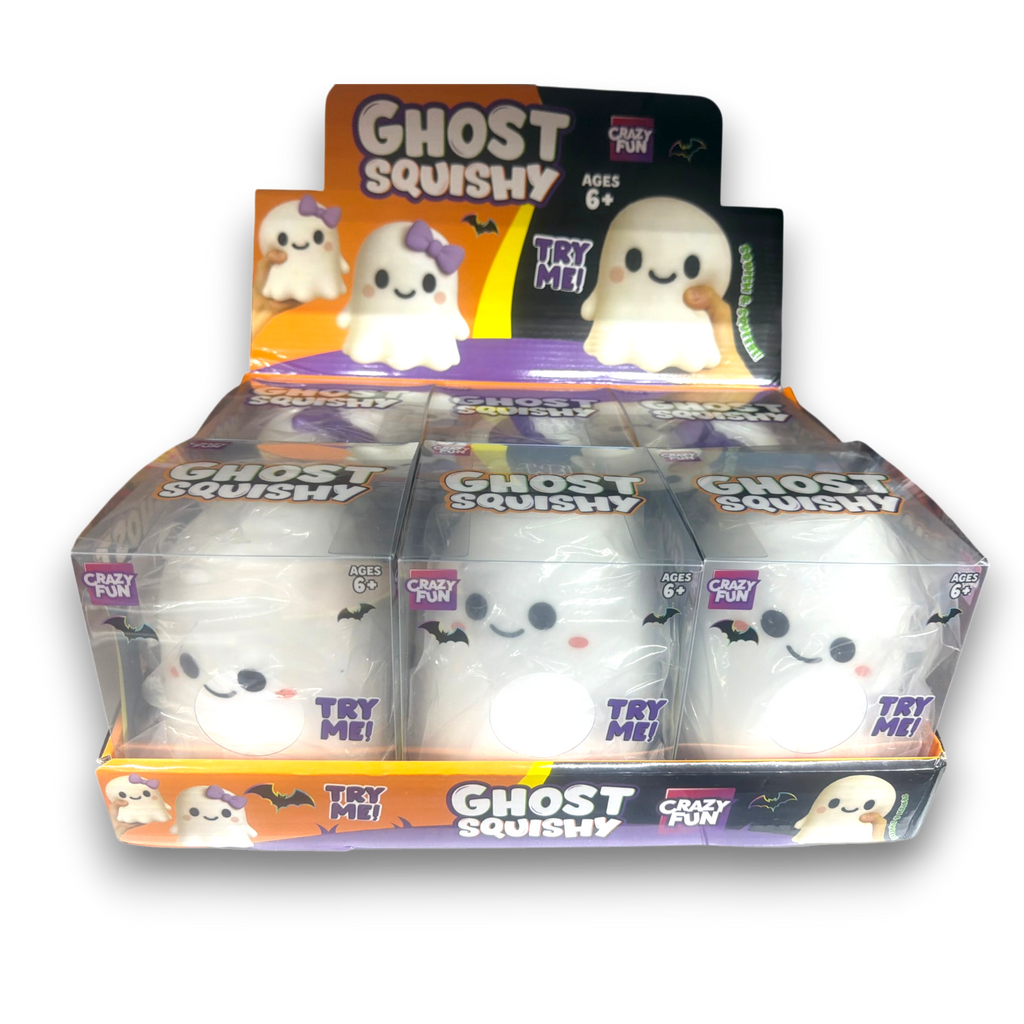 K & S WHOLESALE INC - Jumbo Ghost Squishy  6CT PDQ