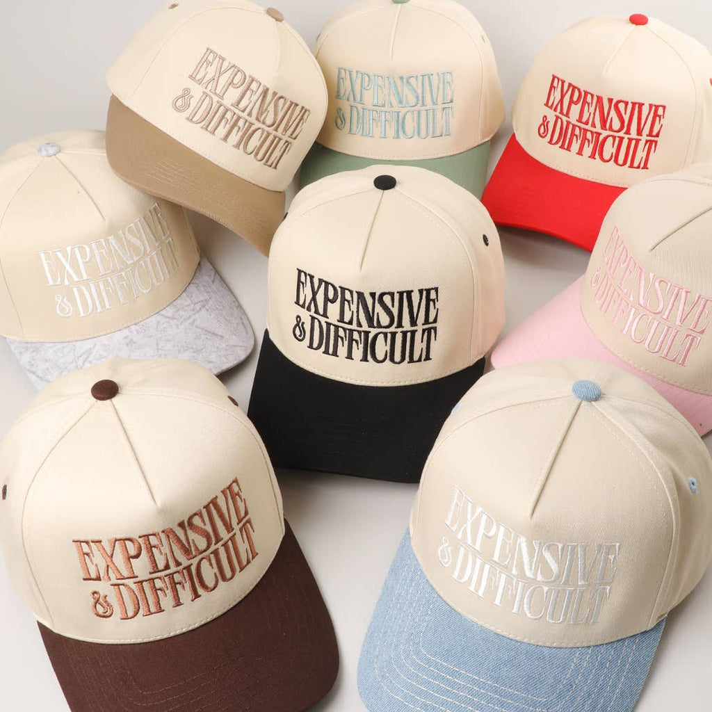 Fashion City - EXPENSIVE and DIFFICULT Embroidered Trucker Hat