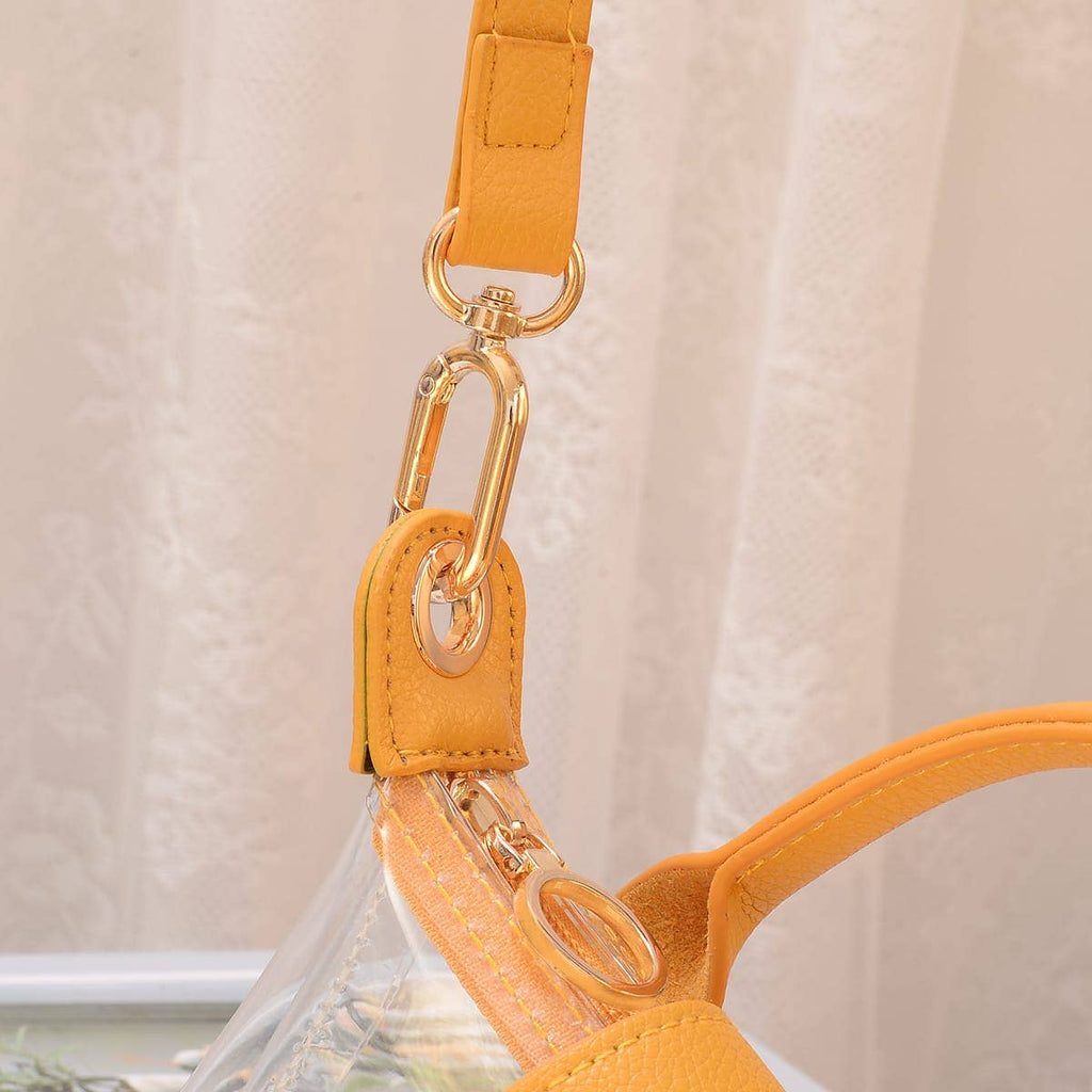 MiMi Wholesale - CB781 Gladys Clear Gameday Mini Crossbody Bag