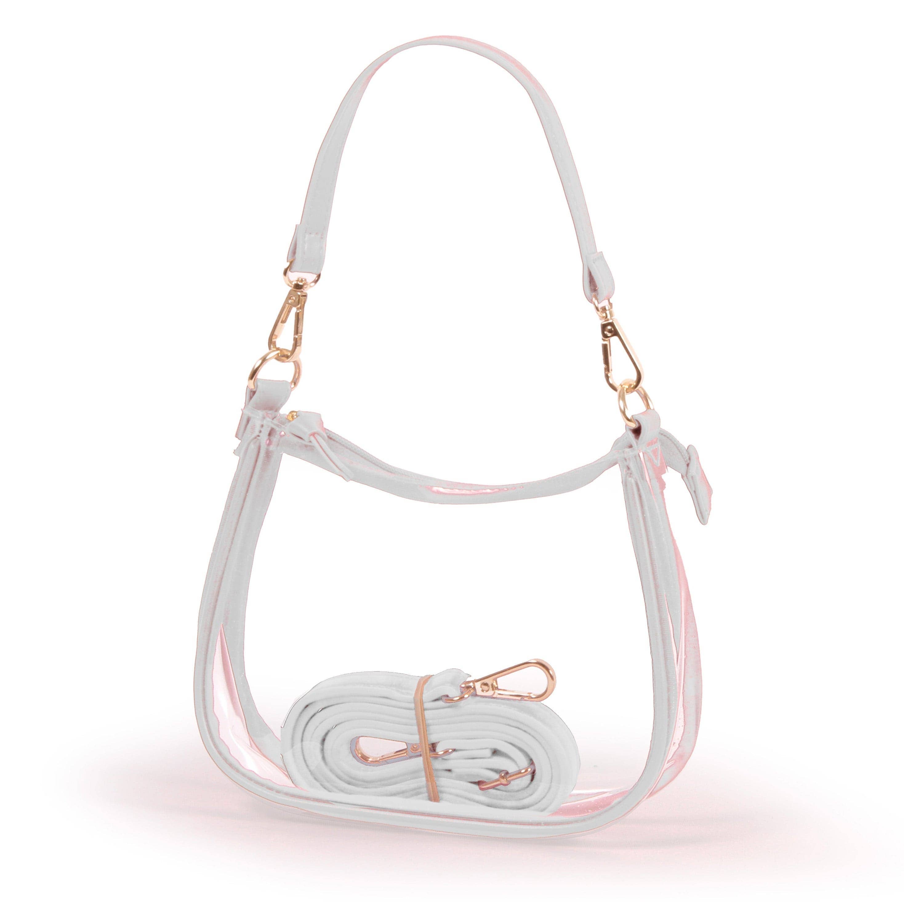 Desden - The Clara Clear Purse by Desden in White