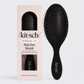 KITSCH - Recycled Plastic Wet/Dry Brush- Black