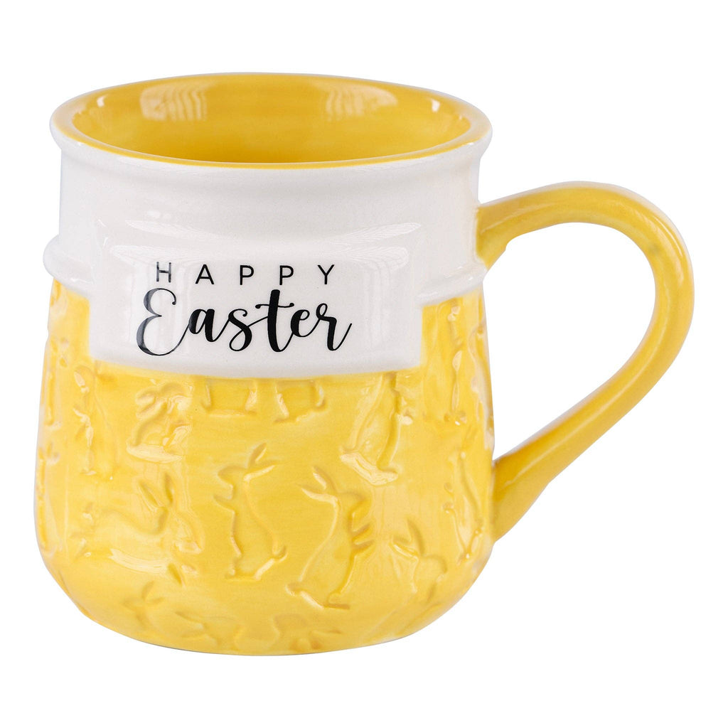 Glory Haus - Happy Easter Yellow Bunny Mug - Easter Decor