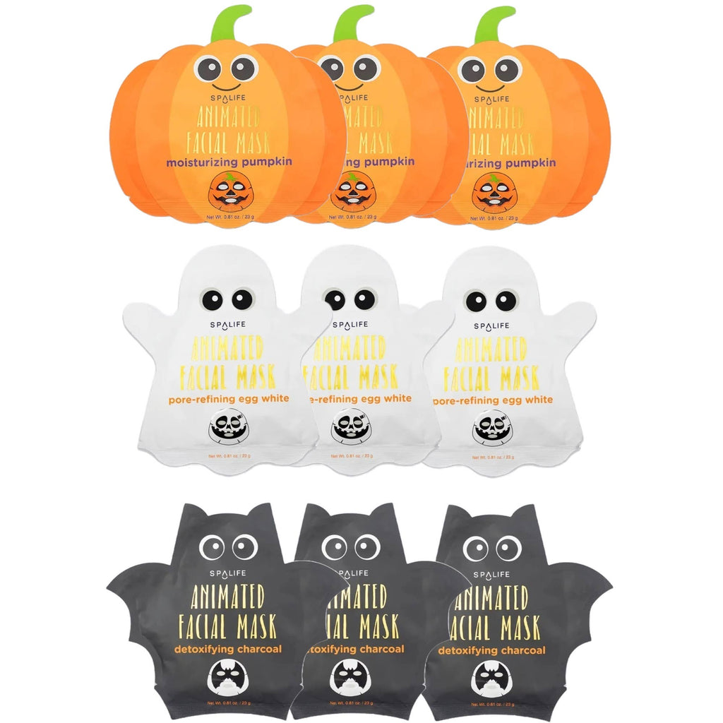 My Spa Life - Korean Skincare Halloween Sheet Masks | Pumpkin, Ghost & Bat