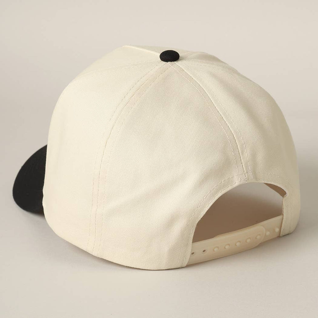 Fashion City - Put It On My Mom's Tab Embroidery Two-Tone Hat