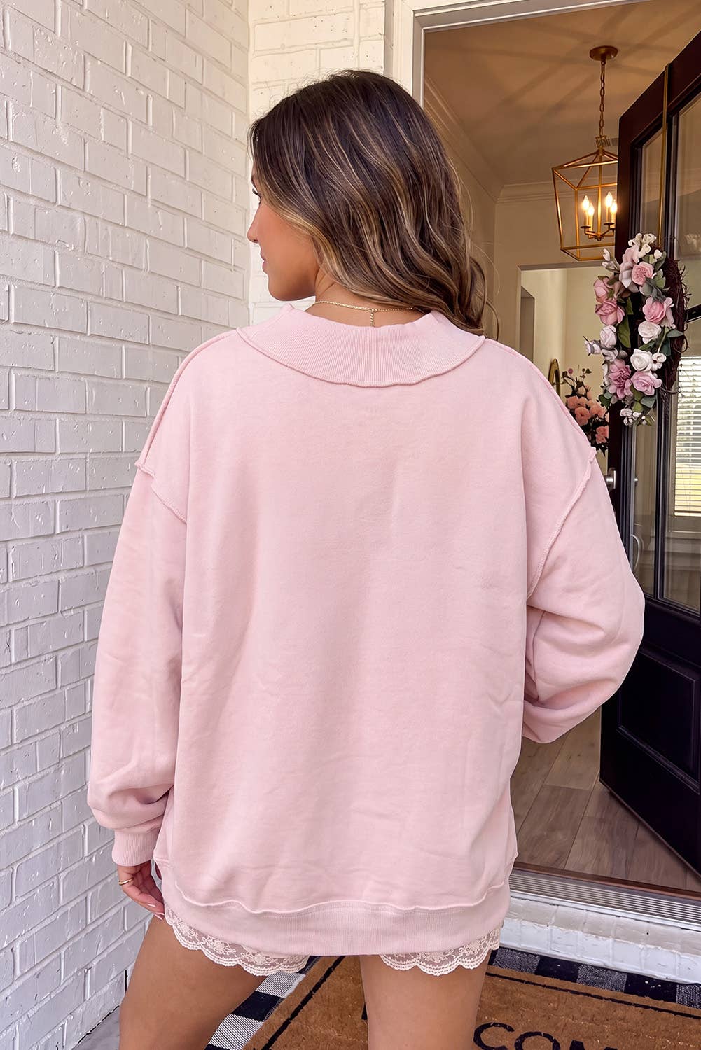 LA Society - LAS Saved By Grace Mock Neck Sweatshirt (S-XL)