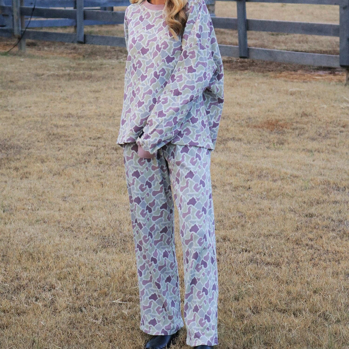Girlie Girl Originals - LM-WAFFLE PANT-CAMO