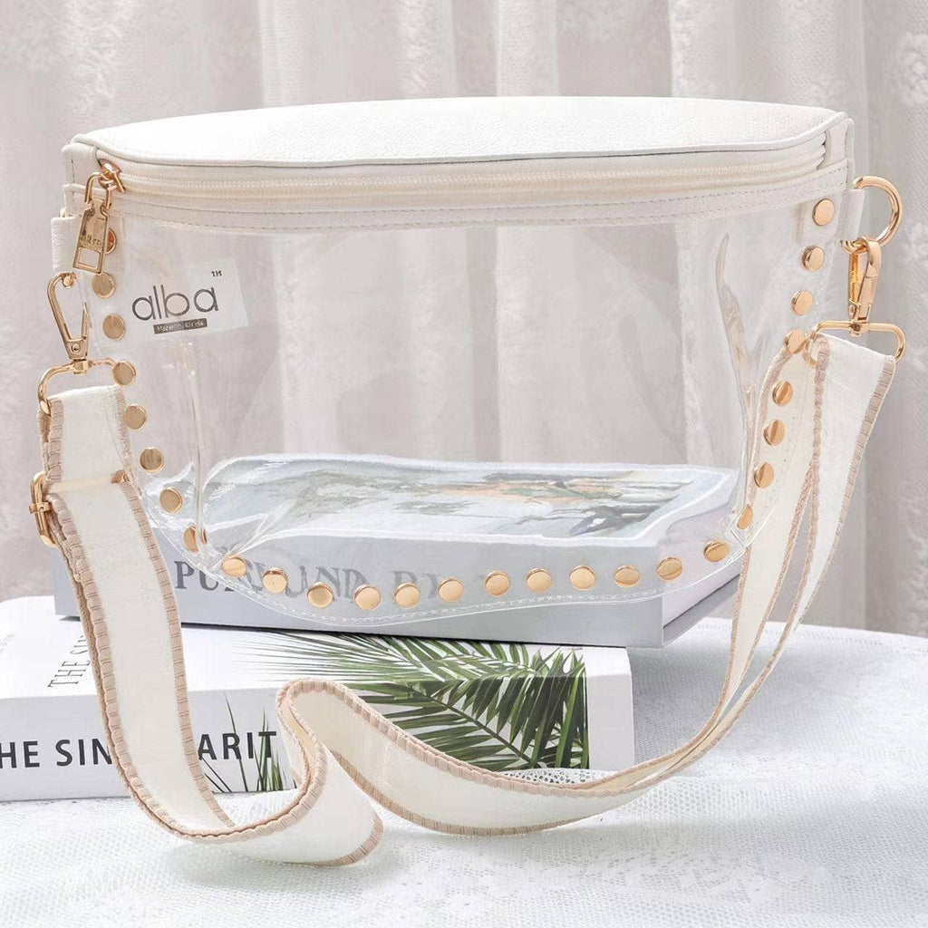 MiMi Wholesale - CB701 Lorna Clear Gameday Studded Crossbody Bag