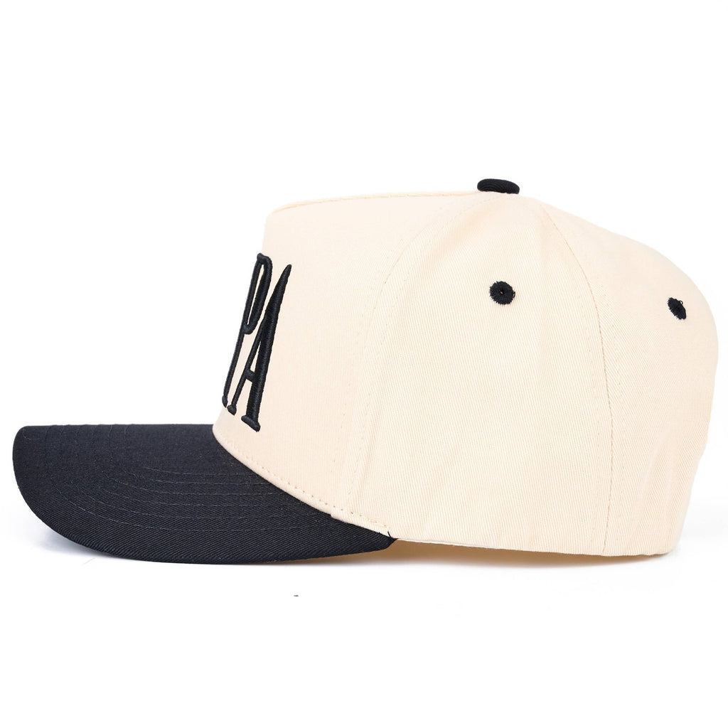 PAPA Letter Embroidered on Two Tone Trucker Hat
