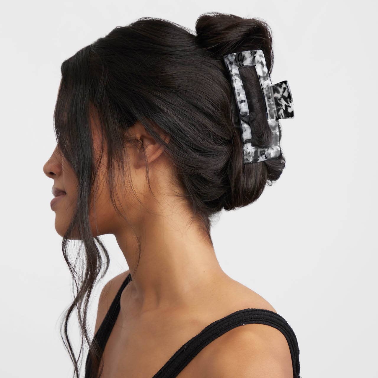 KITSCH - Eco-Friendly Jumbo Open Shape Claw Clip - Black