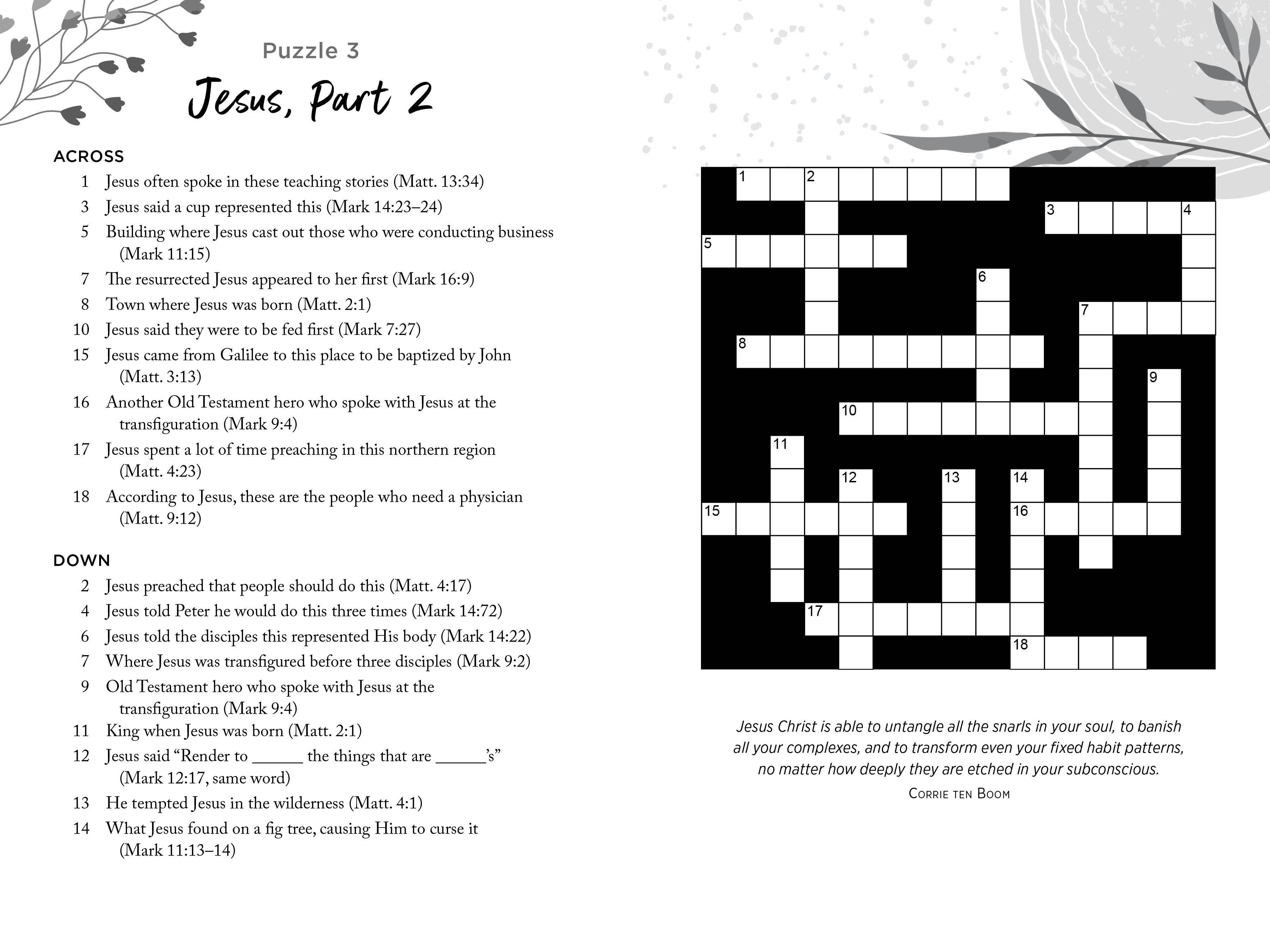 Barbour Publishing, Inc. - Bible Blessings Crosswords