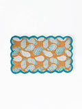 Mary Square - Door Mat | Scalloped Oyster Bay