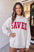 LA Society - LAS Saved By Grace Mock Neck Sweatshirt (S-XL)