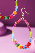 Handmade Multicolor Teardrop Earrings
