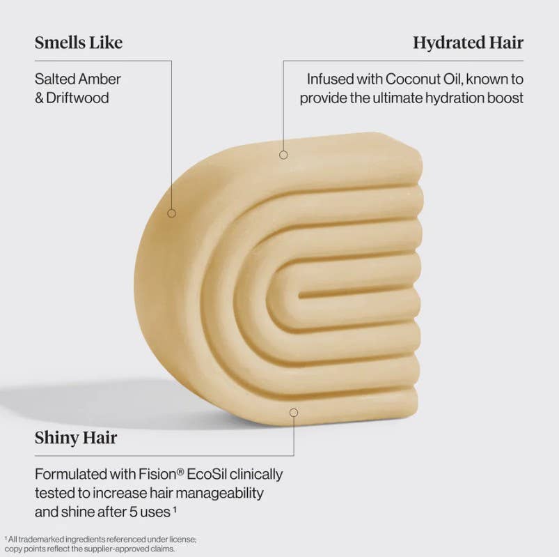 KITSCH - Coconut Oil Conditioner Bar for Dry Damaged Hair