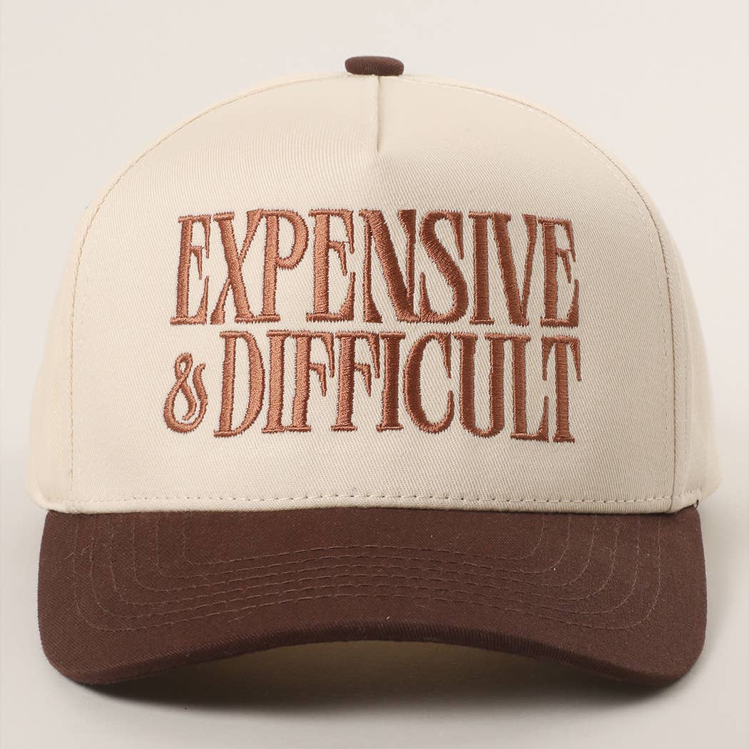 Fashion City - EXPENSIVE and DIFFICULT Embroidered Trucker Hat