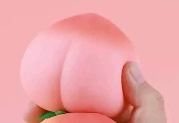 Golden Parrot - Peach 🍑 Keen Squishy – Squishy Sensory Stress Relief Toy