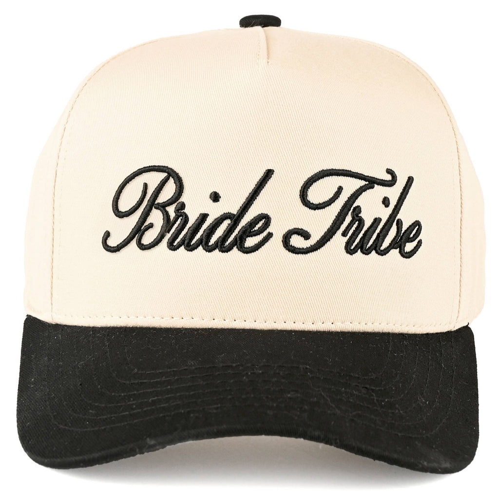 BRIDE TRIBE Letter Two Tone Trucker Cap