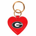 Desden - Georgia Bulldogs Heart Bag Charm/ Key Ring