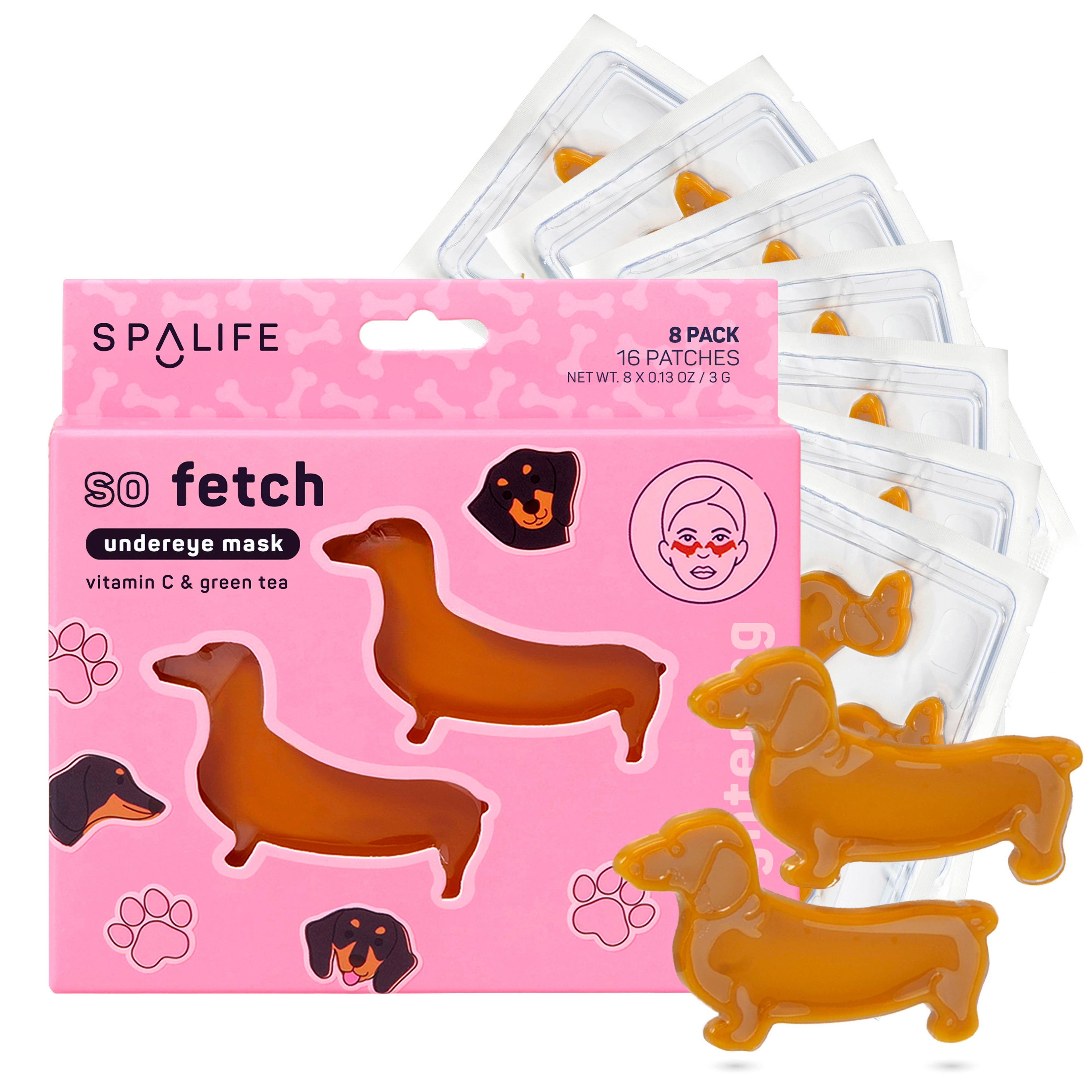 My Spa Life - So Fetch Viral Dachshund Dog Eye Patches l Beauty Gift 8 ct 