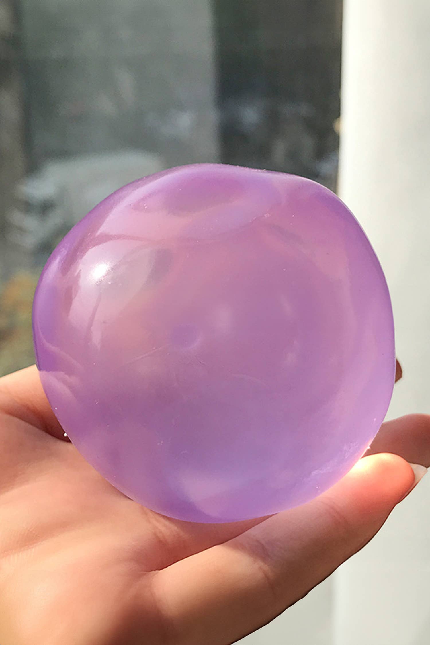 LA Society - LAS Glitter Shell Stress Relief Squish Ball Toy