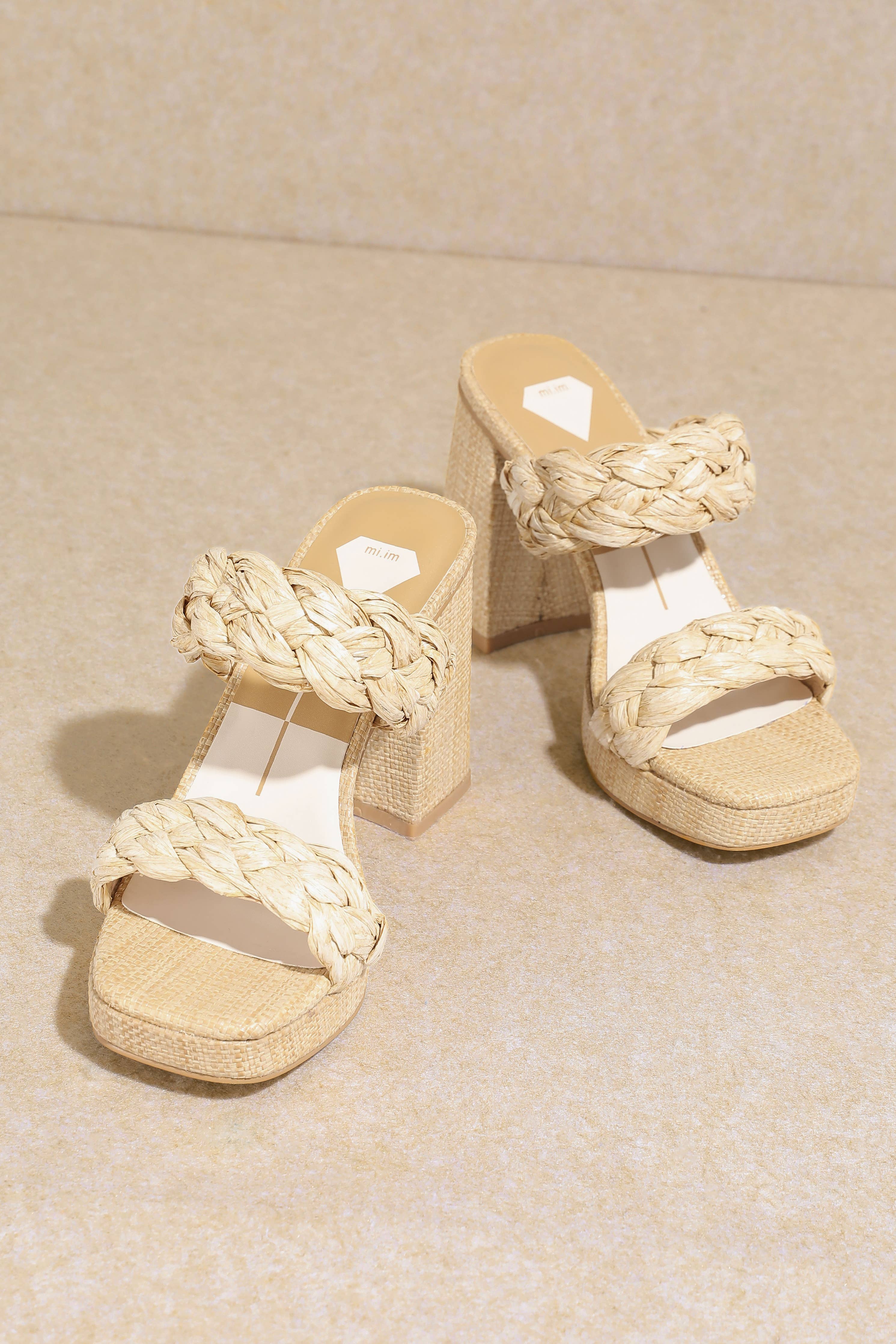 CHLOE Raffia Heel