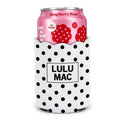 Girlie Girl Originals - LM-KZ-1001 White/Black Dot Koozie