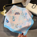 Sheer Trend - Fashion Print Square Scarf