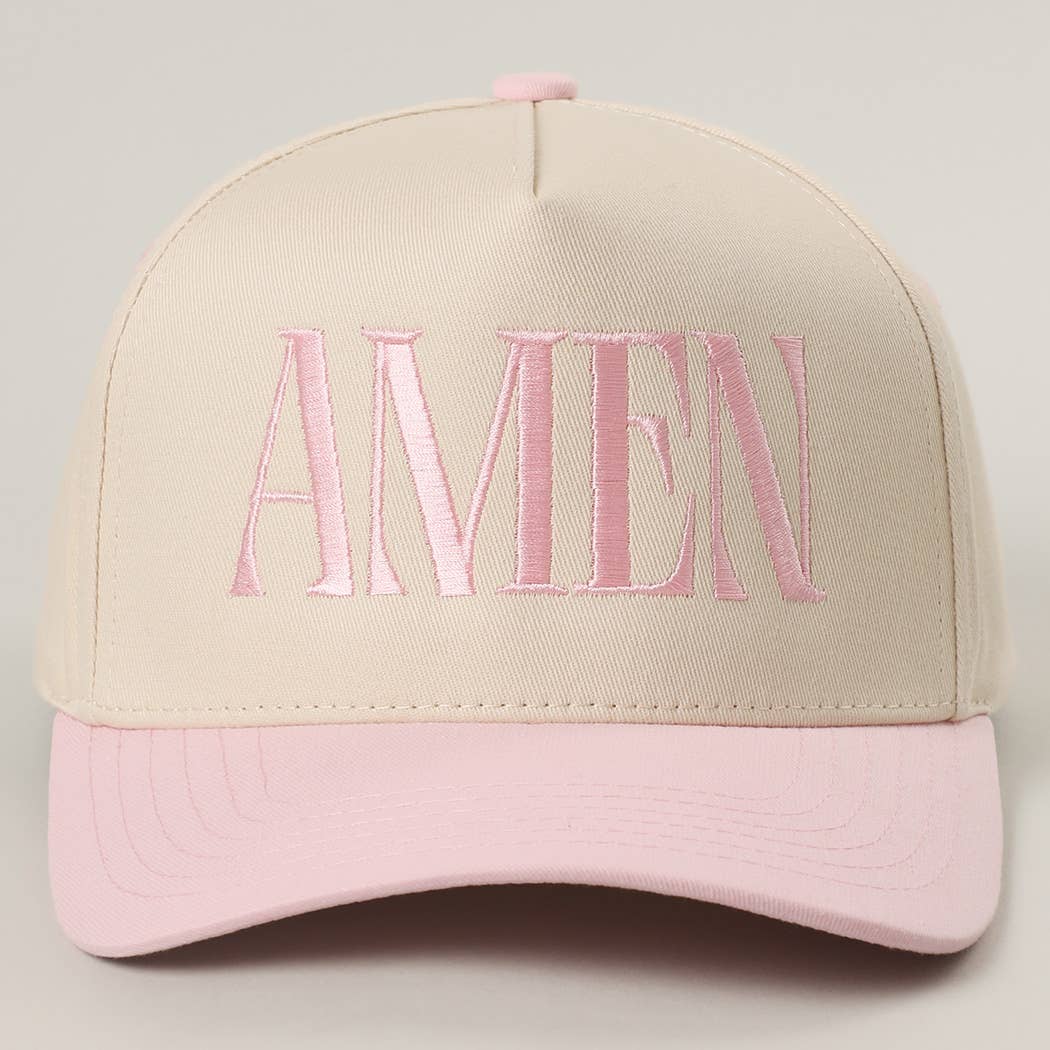 Fashion City - AMEN Embroidery Two-Tone Trucker Hat
