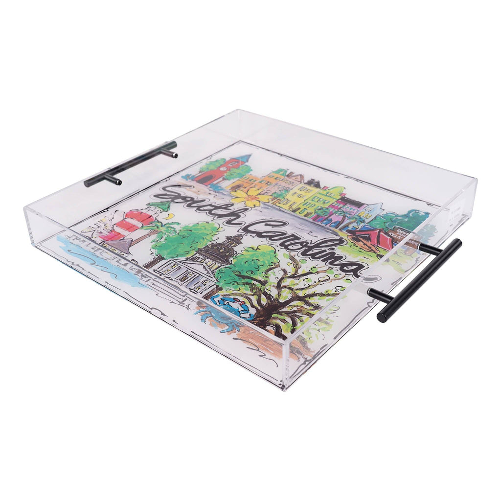 Glory Haus - State of South Carolina Icon Acrylic Tray
