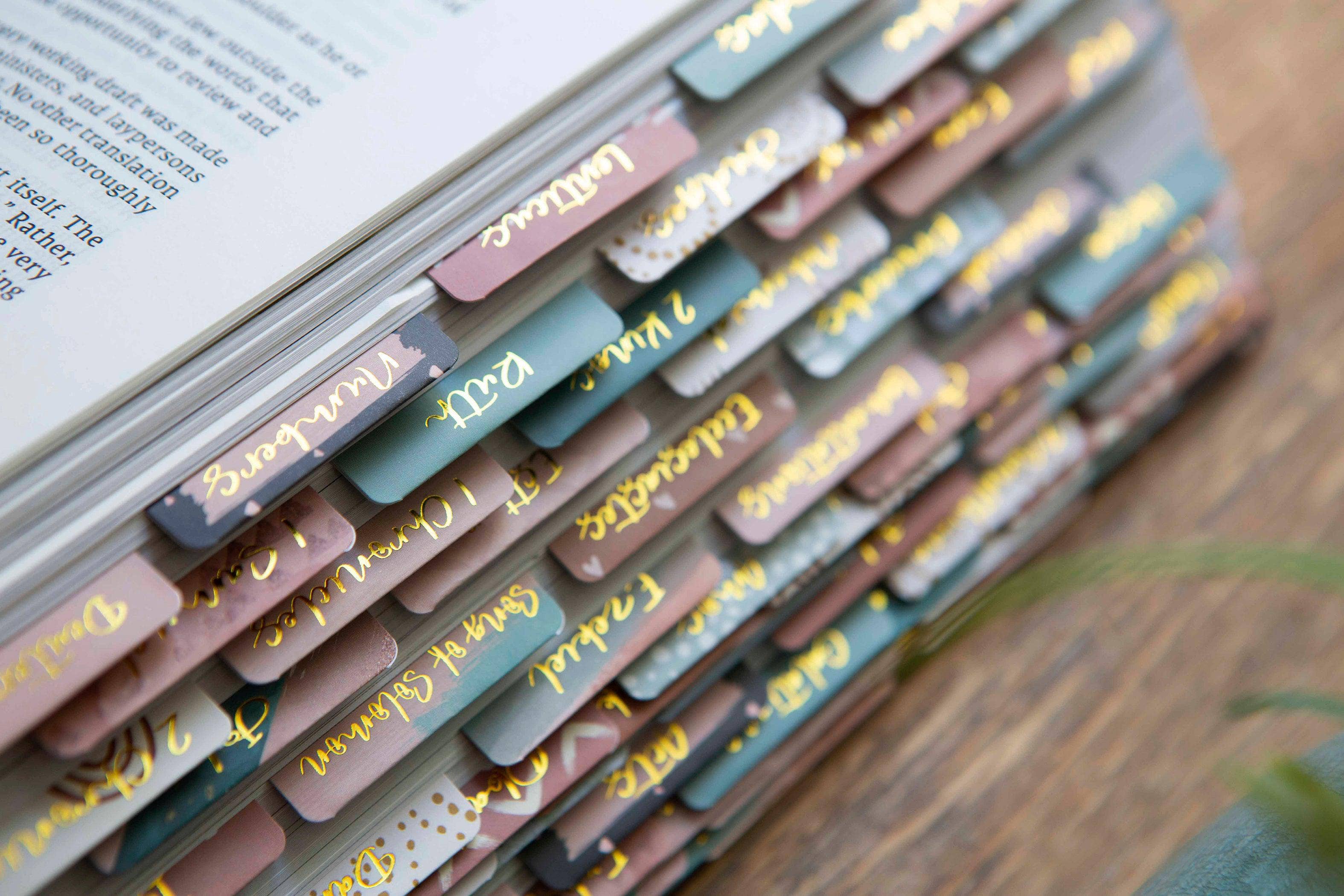 Chosen & Cherished - Bible Tabs | Bible Index Tabs