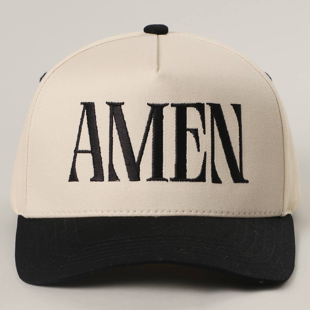 Fashion City - AMEN Embroidery Two-Tone Trucker Hat