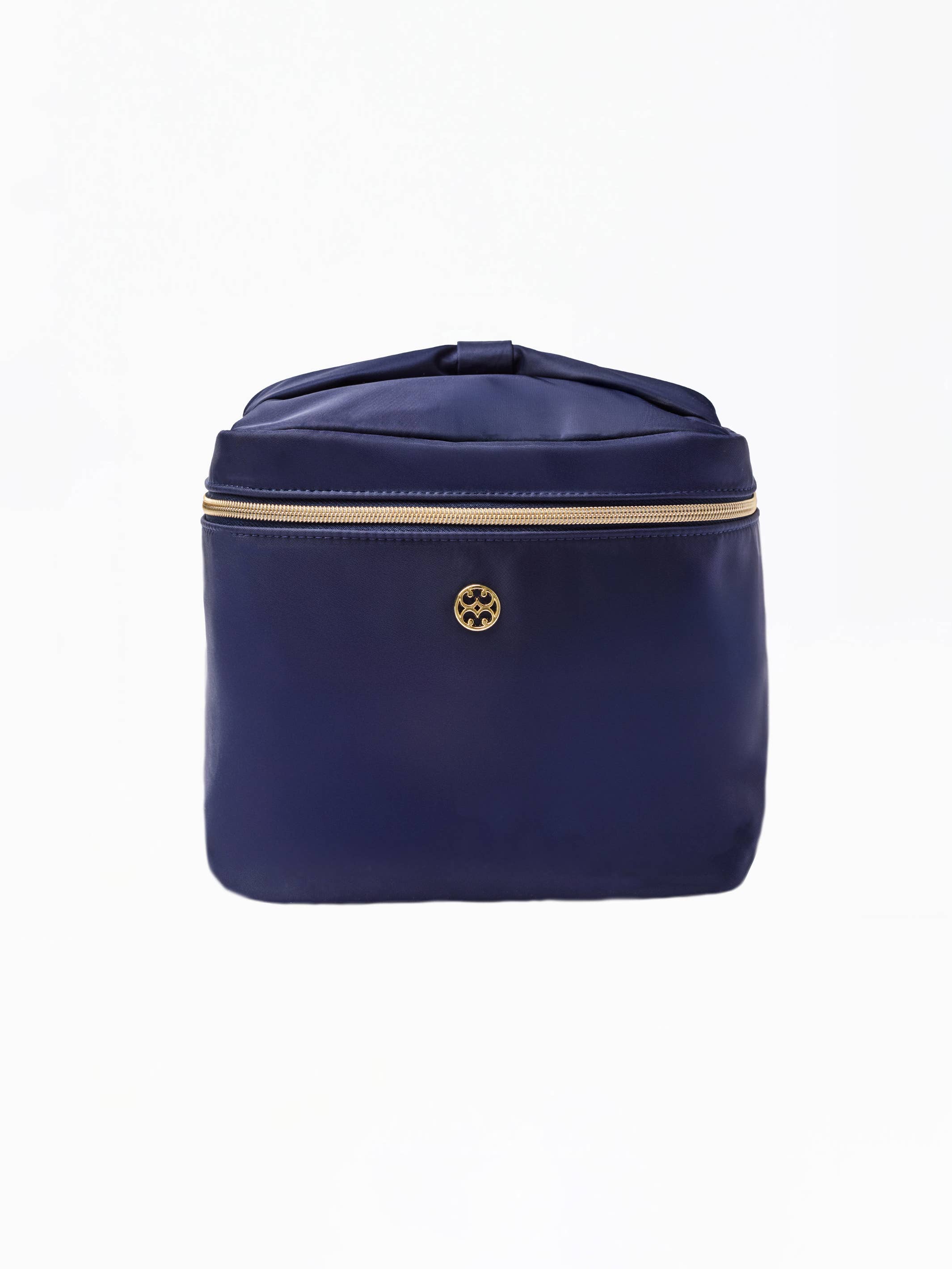 Mary Square - Ultraglam Makeup Bag | Floral Foulard Navy