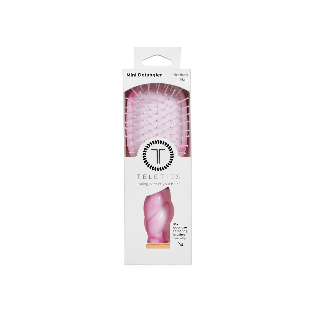 TELETIES - Mini Detangler Brush | Medium | Pinch Me!