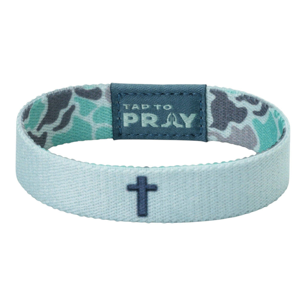 Versible - Tap To Pray® Wristband – River Rock Camo - Mint