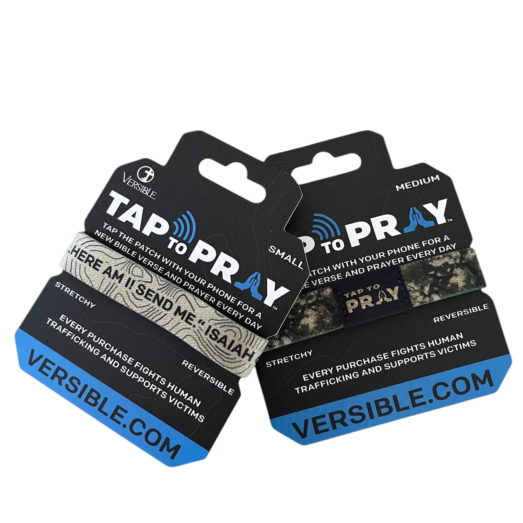 Versible - Tap To Pray® Wristband – Valor Camo