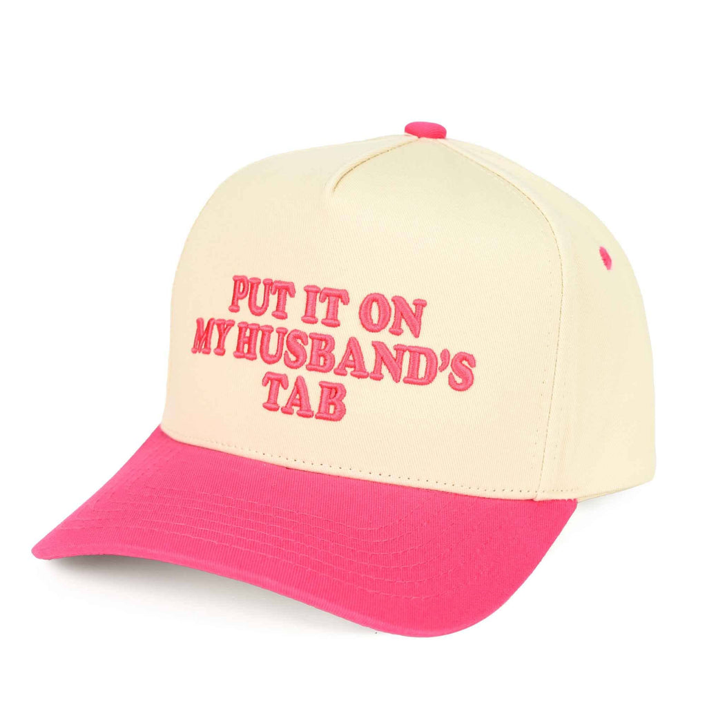 MiMi Wholesale - TCM0050 Puff Embroidered Put It On My Husband's Tab Trucker Hat