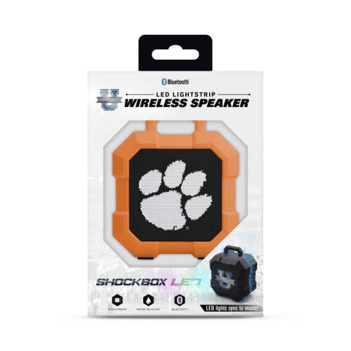 NCAA Clemson Tigers Shockbox Wireless Speaker