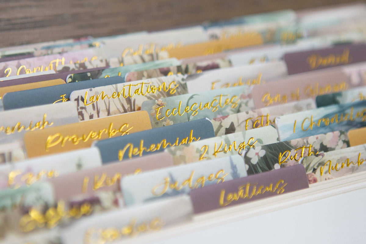 Chosen & Cherished - Pretty Bible Book Tabs | Bible Tabs