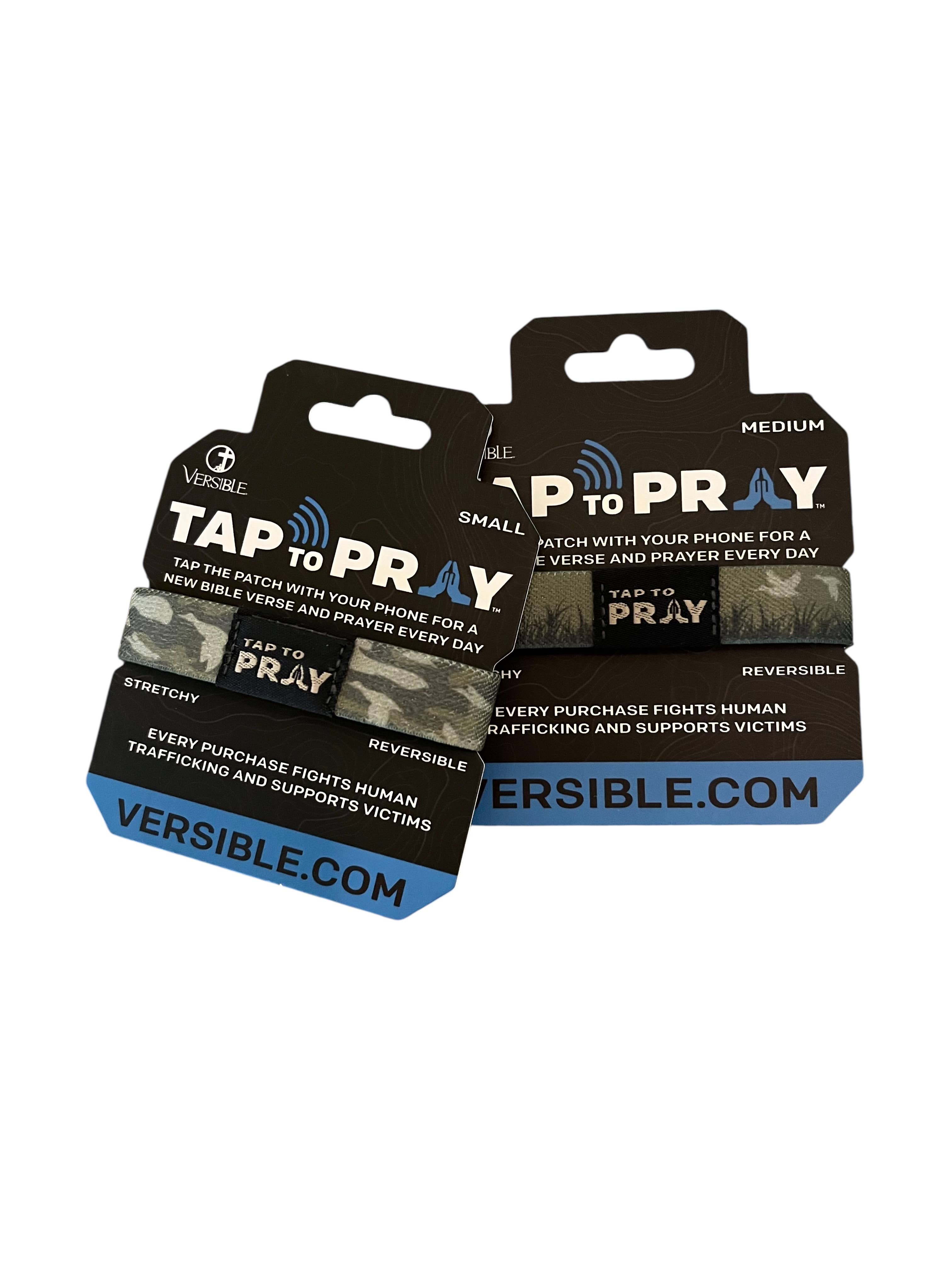 Versible - Tap To Pray™ Wristbands - Waterfowl Camo