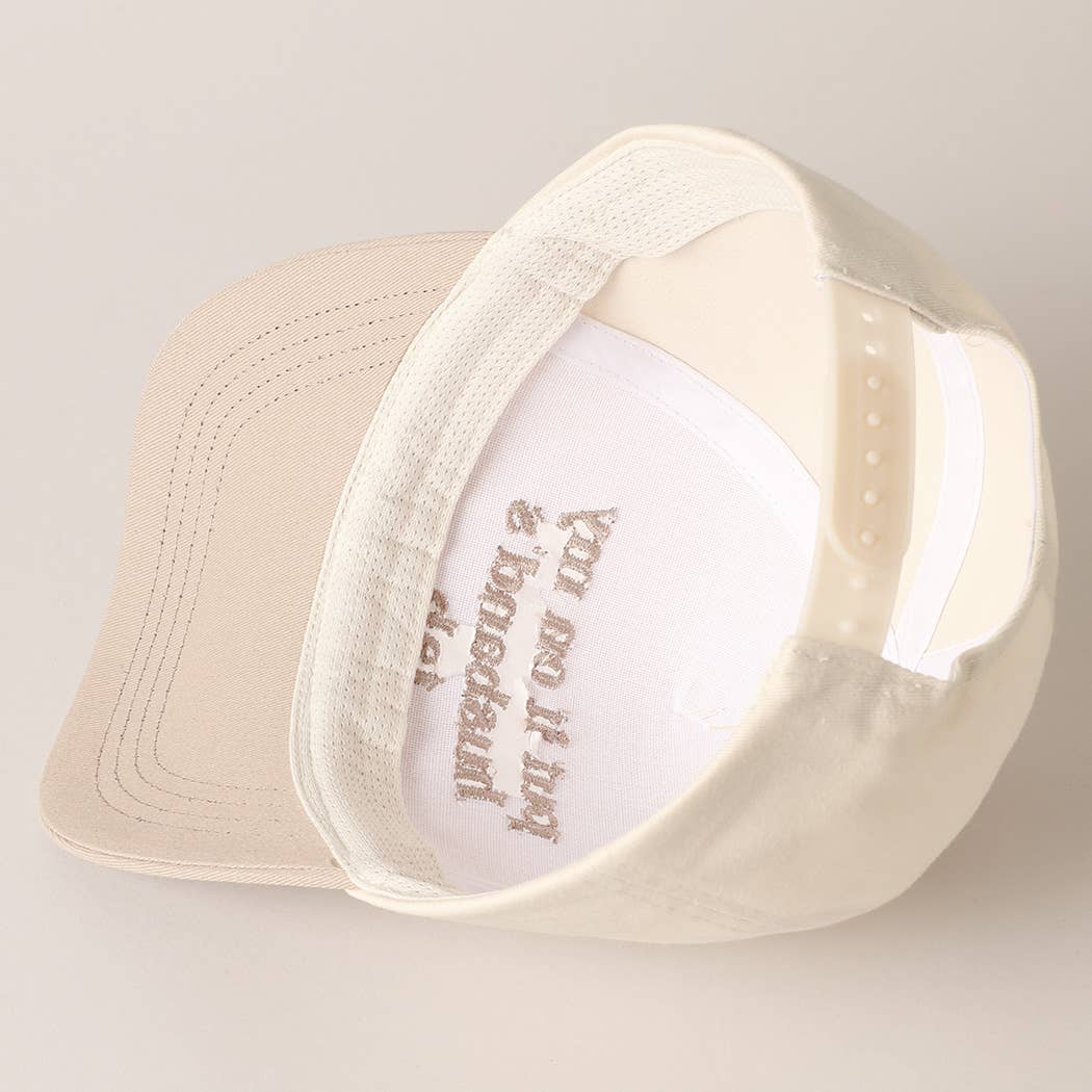 Fashion City - Put it on my husband's tab Embroidery Canvas Cap
