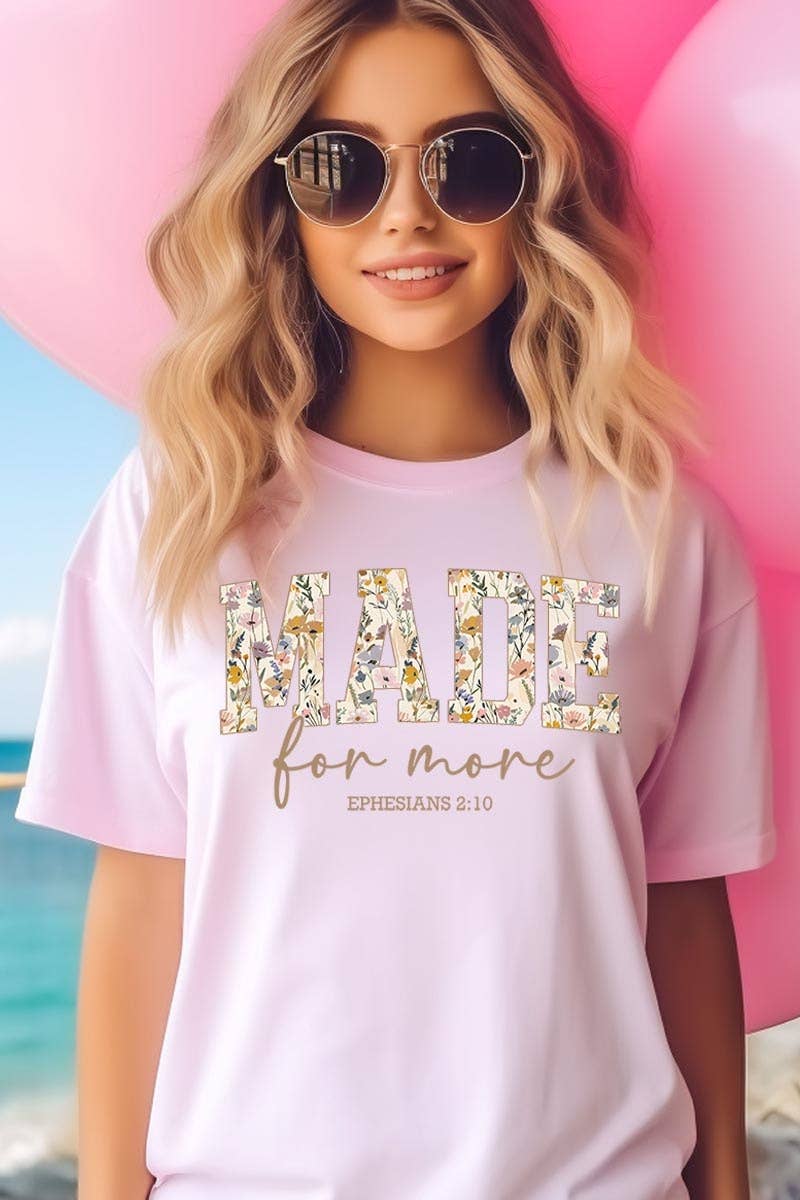 COLORBEAR - Made for More Faith Graphic Garment Dyed Tee